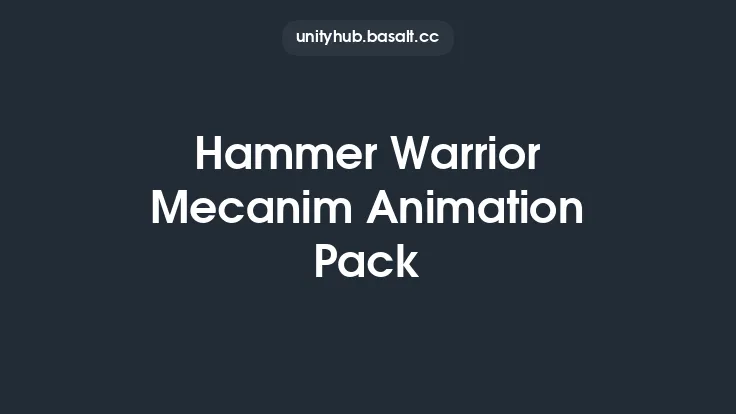 Hammer Warrior Mecanim Animation Pack Thumbnail