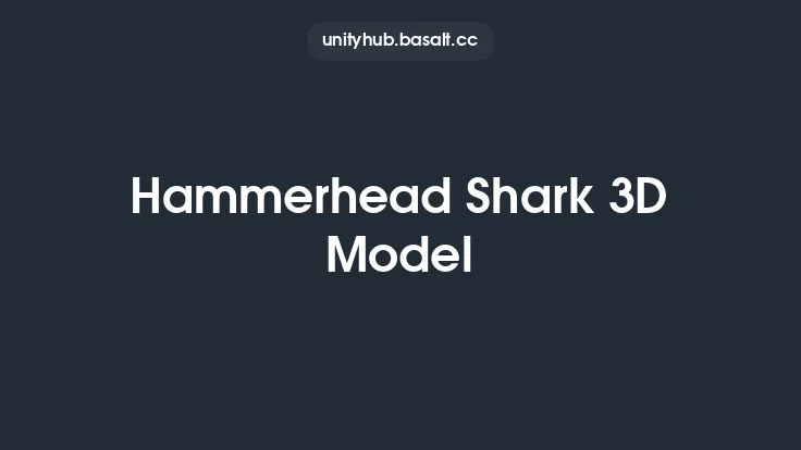 Hammerhead Shark 3D Model Thumbnail