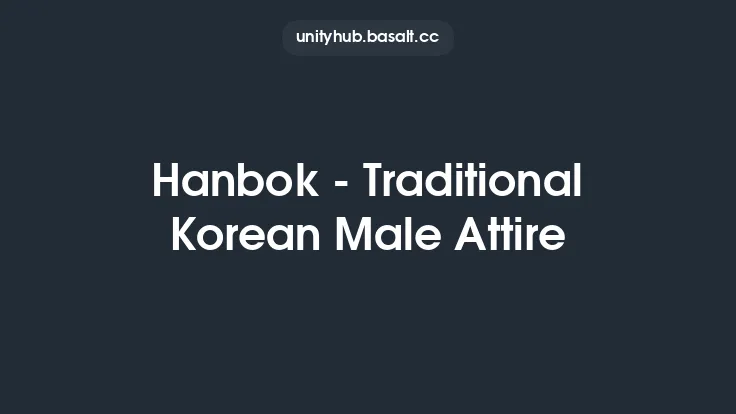 Hanbok - Traditional Korean Male Attire Thumbnail