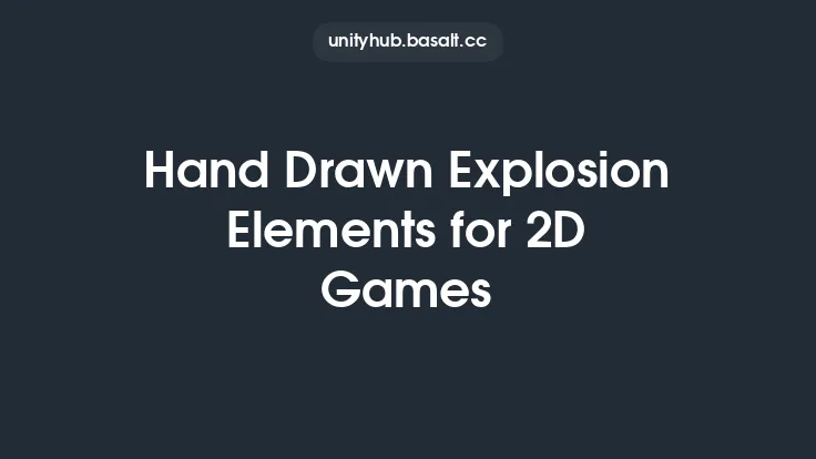 Hand Drawn Explosion Elements for 2D Games Thumbnail