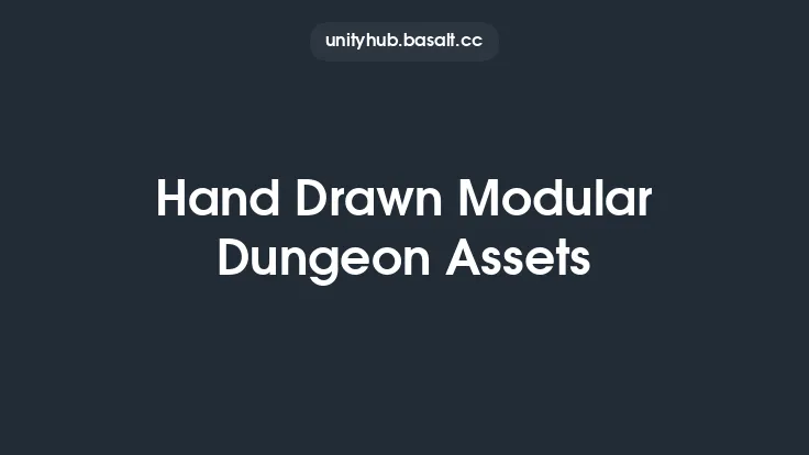 Hand Drawn Modular Dungeon Assets Thumbnail