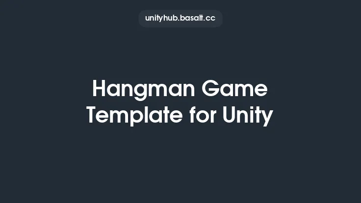 Hangman Game Template for Unity Thumbnail