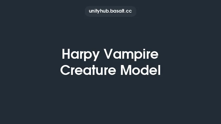 Harpy Vampire Creature Model Thumbnail