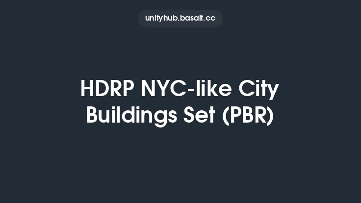 HDRP NYC-like City Buildings Set (PBR) Thumbnail