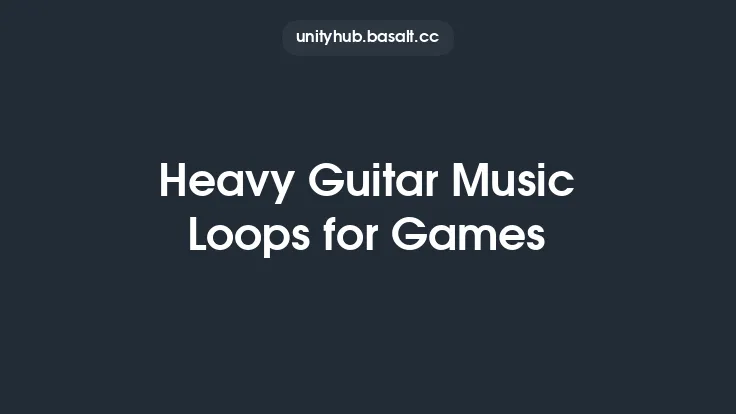 Heavy Guitar Music Loops for Games Thumbnail