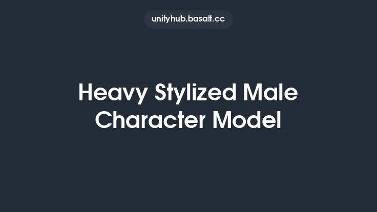 Heavy Stylized Male Character Model Thumbnail