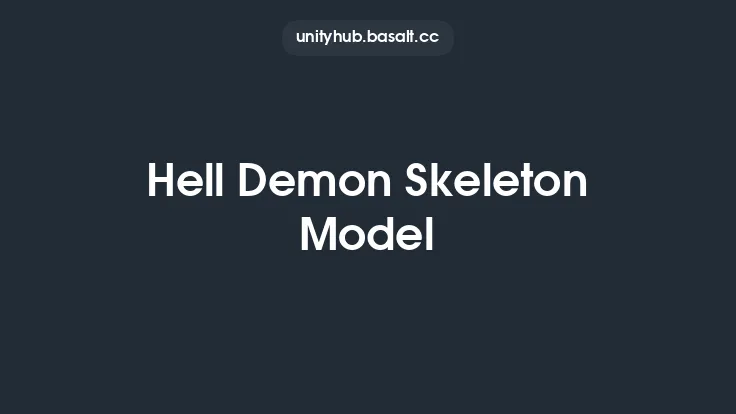 Hell Demon Skeleton Model Thumbnail