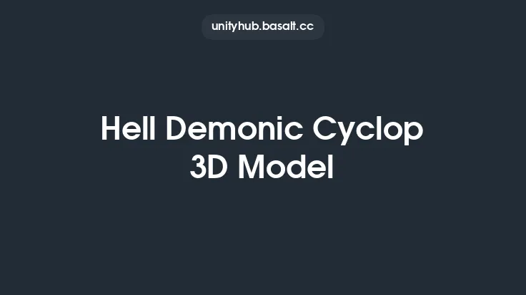 Hell Demonic Cyclop 3D Model Thumbnail
