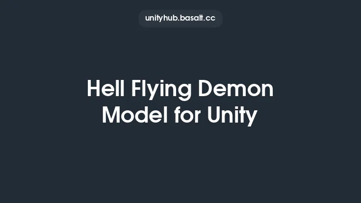 Hell Flying Demon Model for Unity Thumbnail