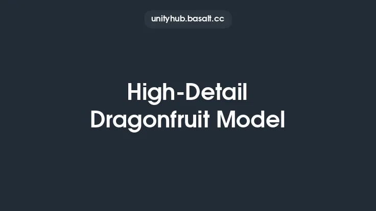 High-Detail Dragonfruit Model Thumbnail