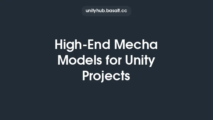 High-End Mecha Models for Unity Projects Thumbnail