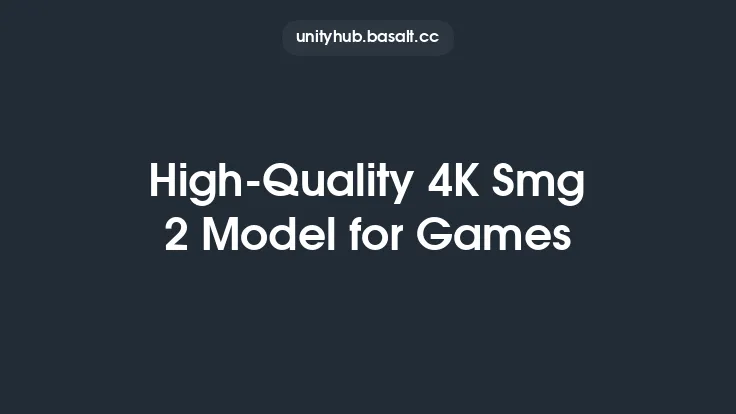 High-Quality 4K Smg 2 Model for Games Thumbnail