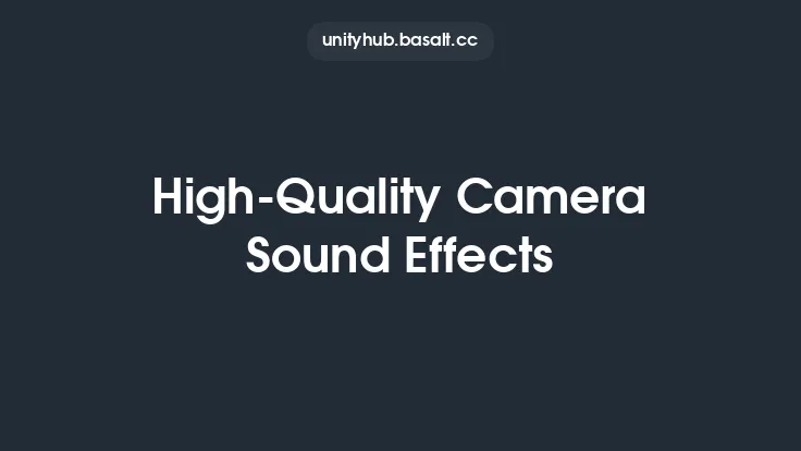 High-Quality Camera Sound Effects Thumbnail