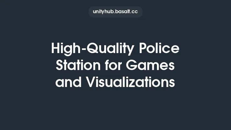 High-Quality Police Station for Games and Visualizations Thumbnail