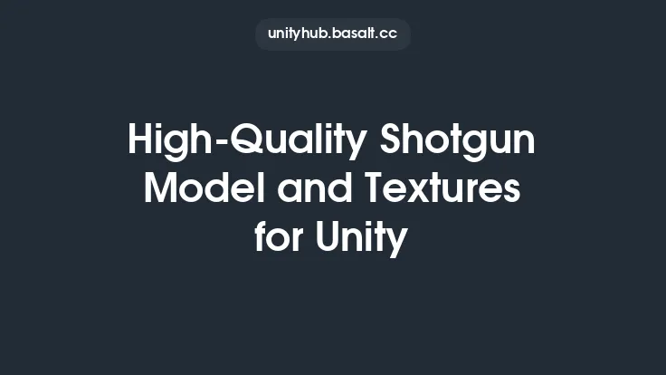 High-Quality Shotgun Model and Textures for Unity Thumbnail