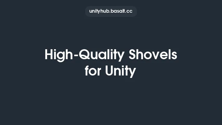 High-Quality Shovels for Unity Thumbnail
