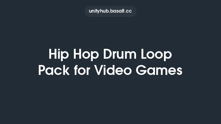 Hip Hop Drum Loop Pack for Video Games Thumbnail
