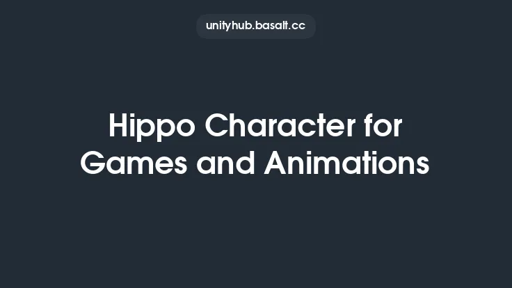 Hippo Character for Games and Animations Thumbnail