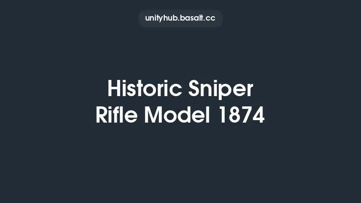 Historic Sniper Rifle Model 1874 Thumbnail