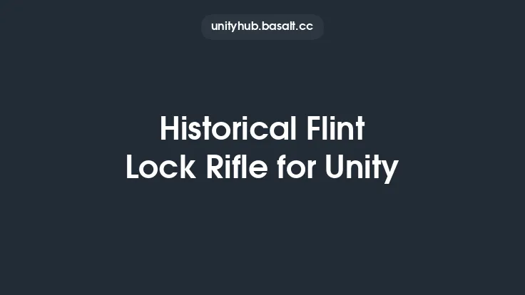 Historical Flint Lock Rifle for Unity Thumbnail