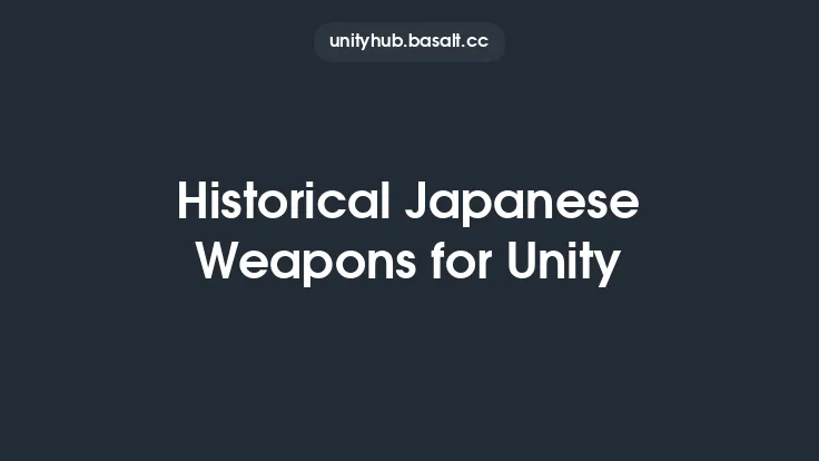 Historical Japanese Weapons for Unity Thumbnail