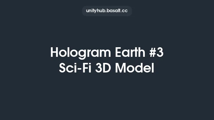 Hologram Earth #3 Sci-Fi 3D Model Thumbnail