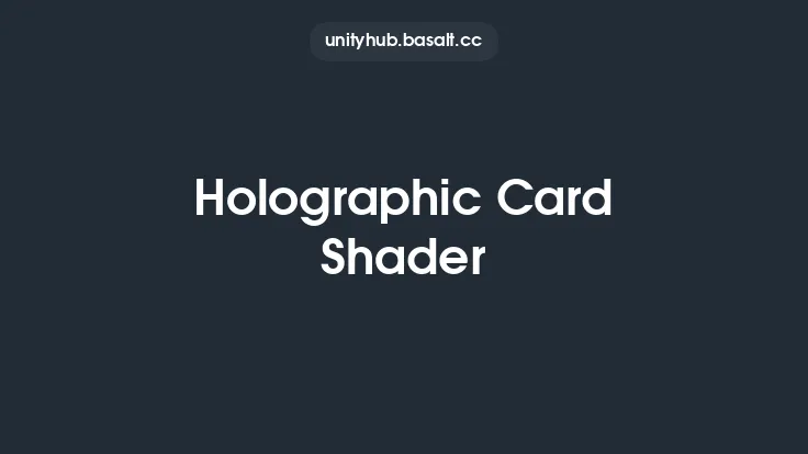 Holographic Card Shader Thumbnail