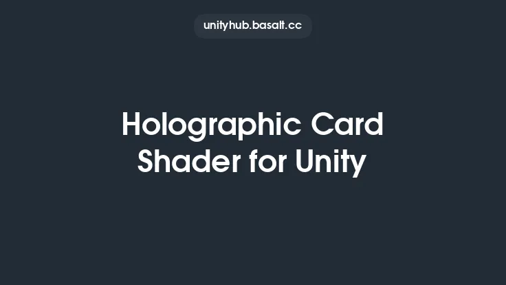 Holographic Card Shader for Unity Thumbnail