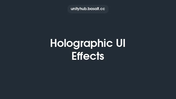 Holographic UI Effects Thumbnail