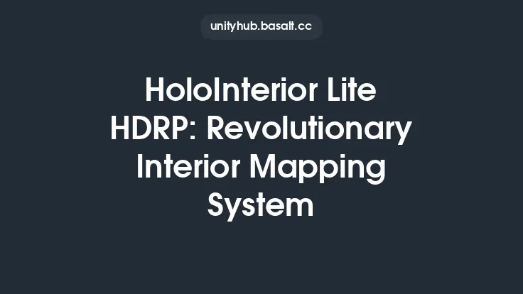 HoloInterior Lite HDRP: Revolutionary Interior Mapping System Thumbnail