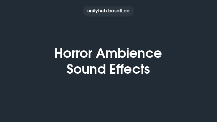 Horror Ambience Sound Effects Thumbnail