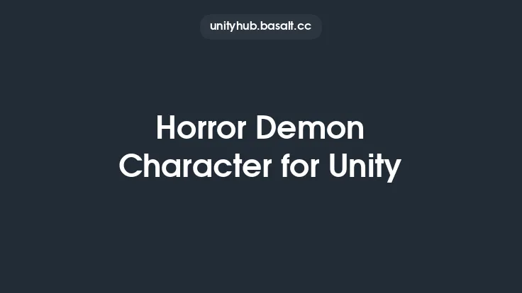 Horror Demon Character for Unity Thumbnail