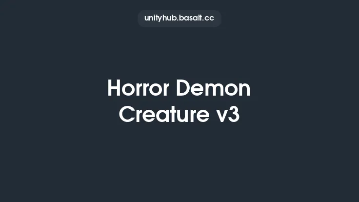 Horror Demon Creature v3 Thumbnail