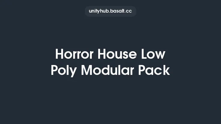 Horror House Low Poly Modular Pack Thumbnail