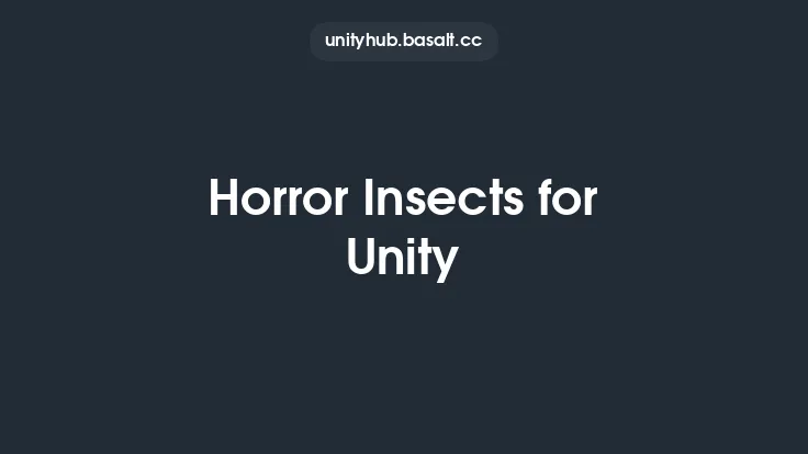 Horror Insects for Unity Thumbnail