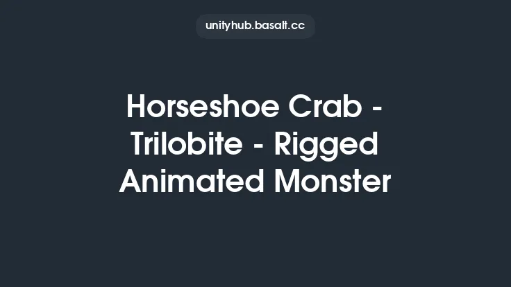 Horseshoe Crab - Trilobite - Rigged Animated Monster Thumbnail