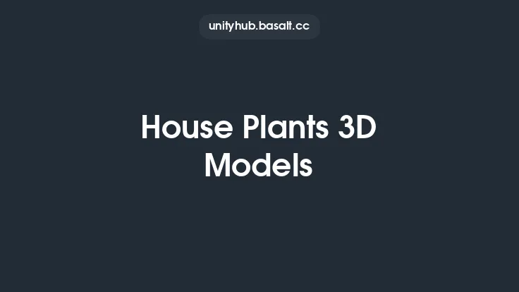 House Plants 3D Models Thumbnail