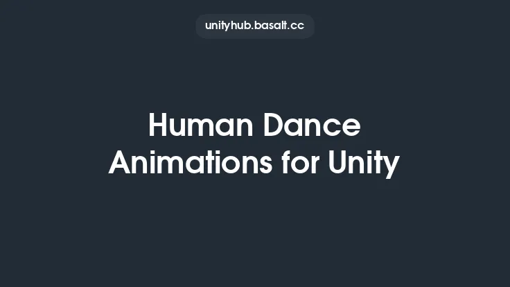 Human Dance Animations for Unity Thumbnail