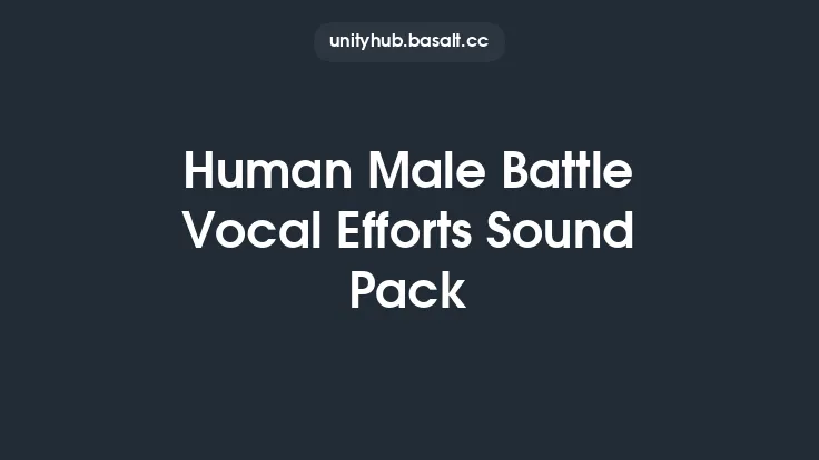 Human Male Battle Vocal Efforts Sound Pack Thumbnail