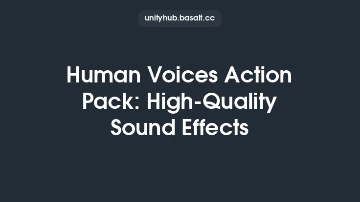 Human Voices Action Pack: High-Quality Sound Effects Thumbnail