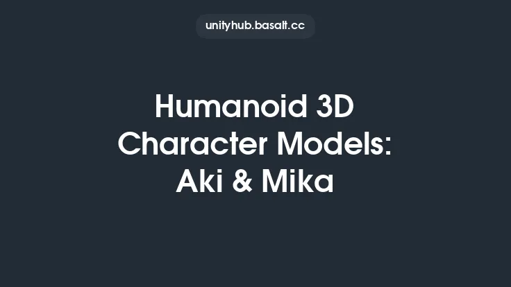 Humanoid 3D Character Models: Aki & Mika Thumbnail