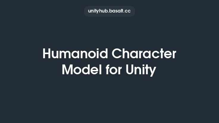Humanoid Character Model for Unity Thumbnail