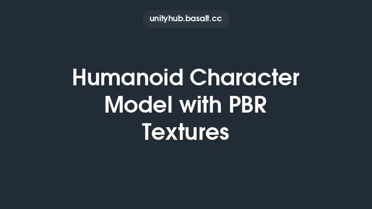 Humanoid Character Model with PBR Textures Thumbnail