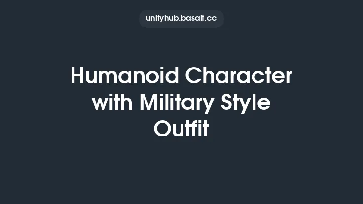 Humanoid Character with Military Style Outfit Thumbnail