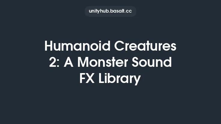 Humanoid Creatures 2: A Monster Sound FX Library Thumbnail