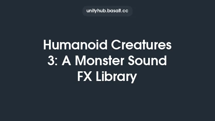 Humanoid Creatures 3: A Monster Sound FX Library Thumbnail
