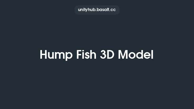 Hump Fish 3D Model Thumbnail