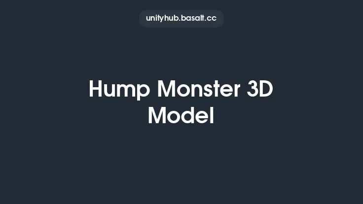 Hump Monster 3D Model Thumbnail