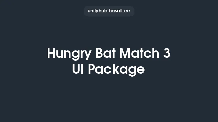 Hungry Bat Match 3 UI Package Thumbnail