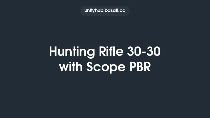 Hunting Rifle 30-30 with Scope PBR Thumbnail